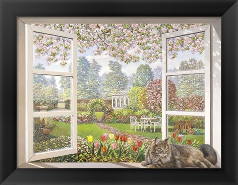 Framed Giardino Italiano Print