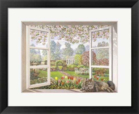 Framed Giardino Italiano Print