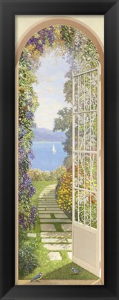 Framed Giardino sul Lago Print
