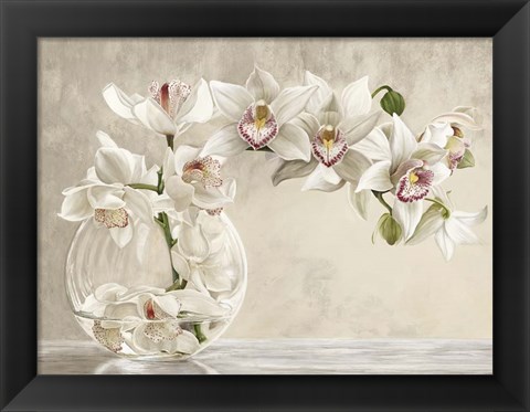 Framed Orchid Vase Print