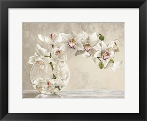 Framed Orchid Vase Print