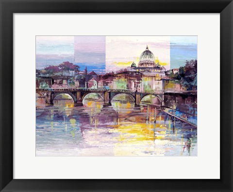 Framed Roma di Sera Print