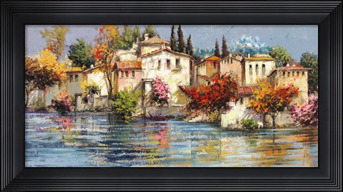 Framed Borgo Italiano Print