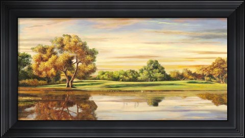 Framed Riflessi sul Lago Print