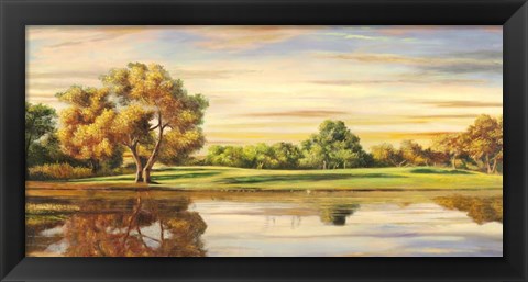 Framed Riflessi sul Lago Print
