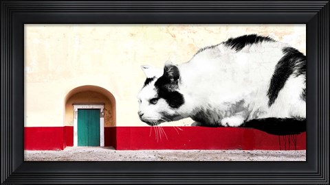Framed Waiting for You, Mexico City Print