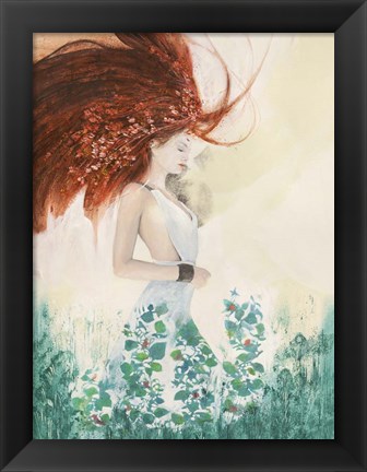 Framed Fairy of Spring Print