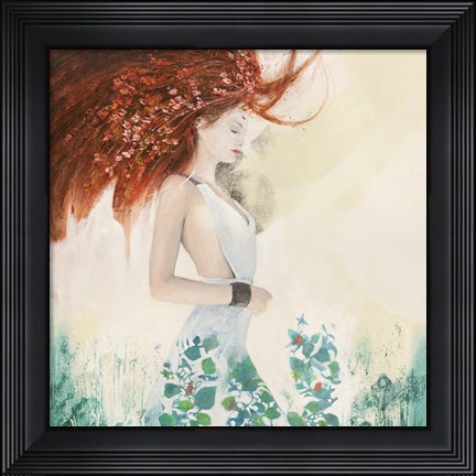 Framed Fairy of Spring (detail) Print