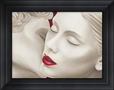 Framed Eternal Lovers (detail) Print