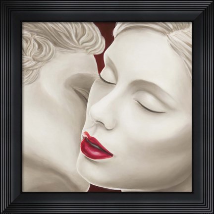 Framed Eternal Lovers (detail) Print