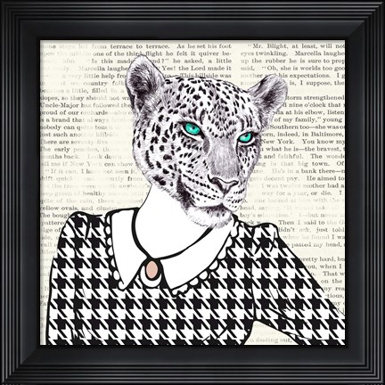 Framed Pretty Girl (detail) Print