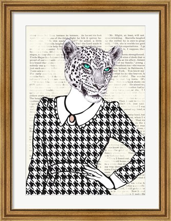 Framed Pretty Girl (detail) Print