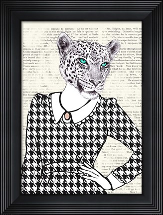 Framed Pretty Girl (detail) Print