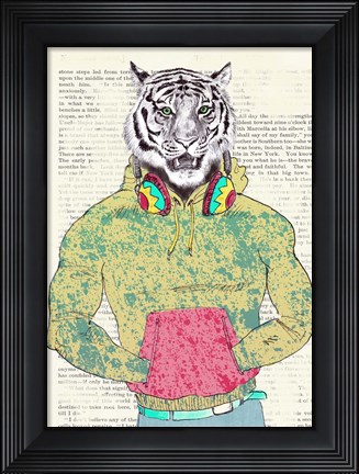 Framed Sporty Guy Print