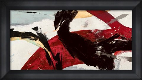 Framed Ride the Tiger Print