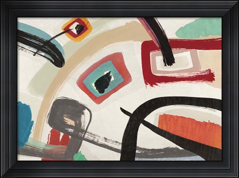 Framed Colored Optimism Print
