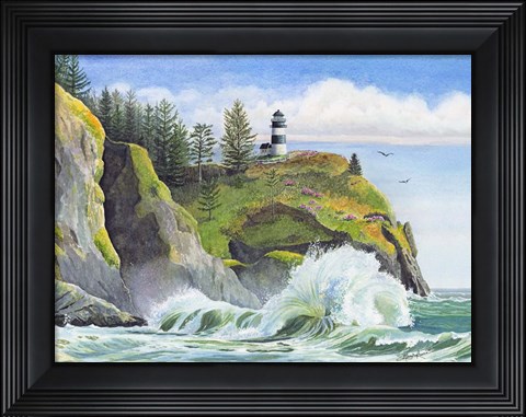 Framed Cape Disappointment Print