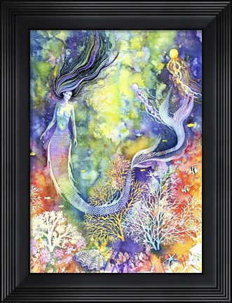 Framed Mermaid Print