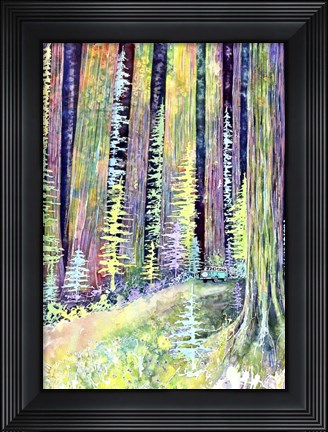 Framed Redwoods Road Trip Print