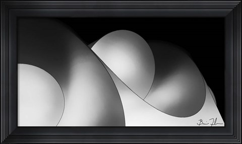 Framed Curves Print
