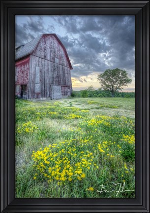 Framed Pennsylvania Barn Print