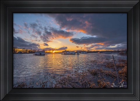 Framed Familiar Place Print