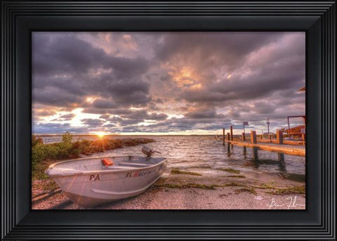 Framed Boat Rental Print