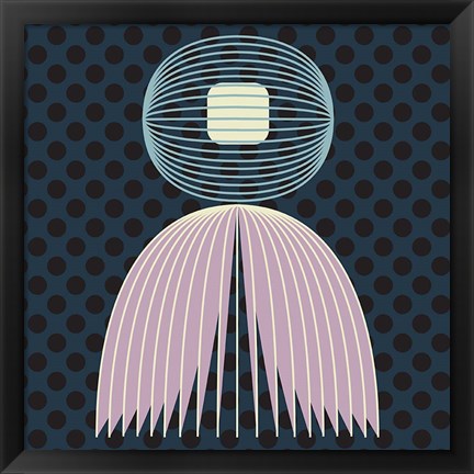 Framed Space Flower Print