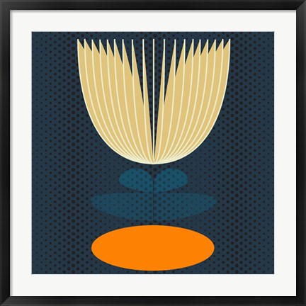 Framed Lotus Lily Pad Print