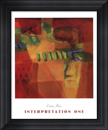 Framed Interpretation One Print