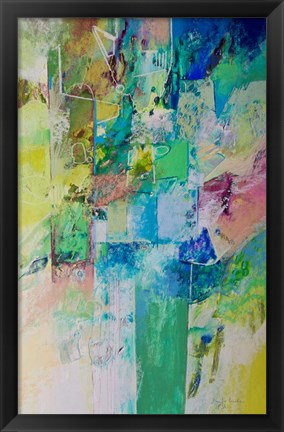 Framed Turquoise Series 2 Print