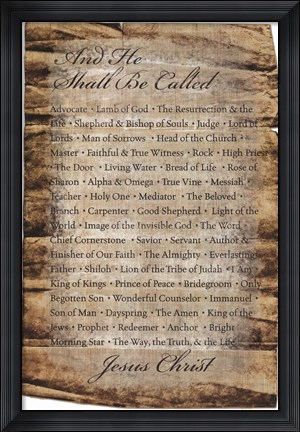 Framed He Shall Be Called I Print