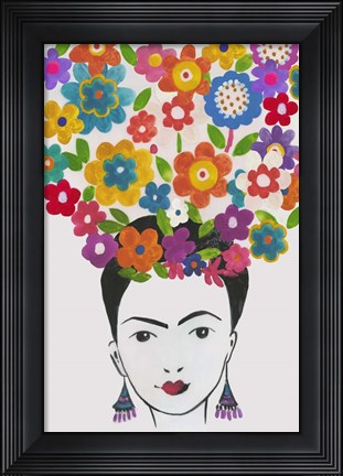 Framed Farida Portrait Print