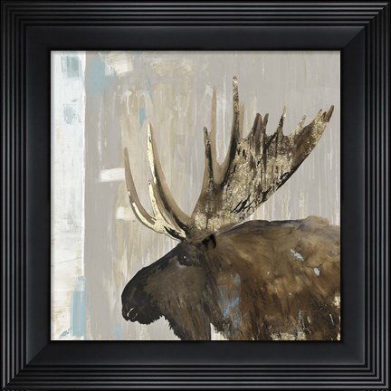 Framed Moose Tails I Print