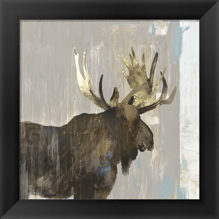 Framed Moose Tails II Print