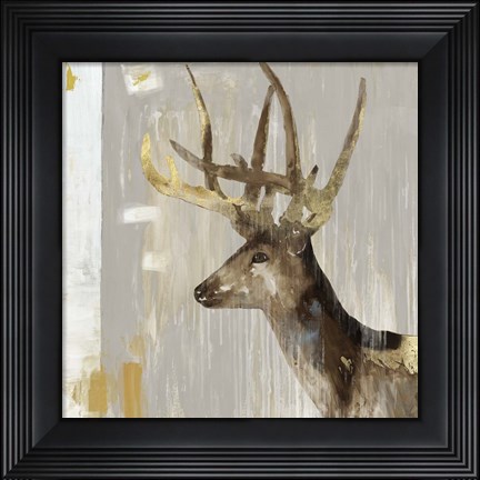 Framed Stag I Print