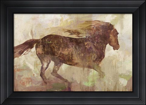 Framed Run Free Print