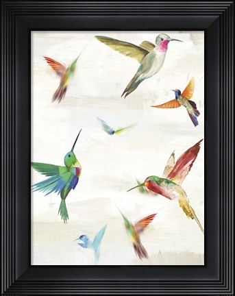 Framed Humming I Print