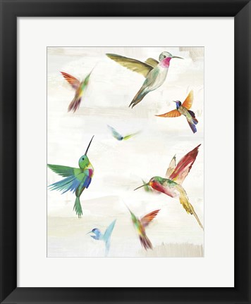 Framed Humming I Print