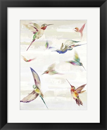 Framed Humming II Print