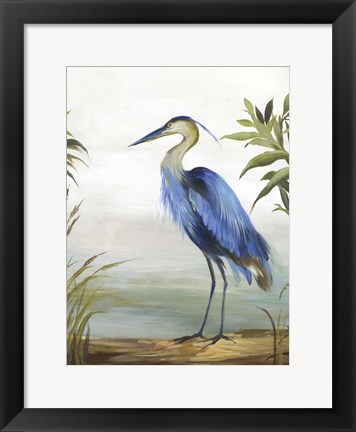 Framed Blue Heron Print