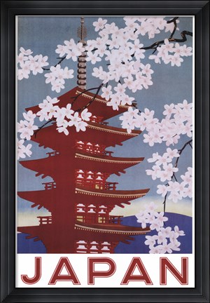 Framed Destination Japan Print