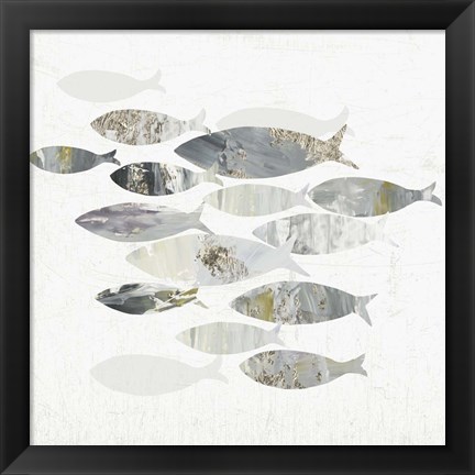 Framed Gone Fishing II Print