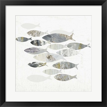 Framed Gone Fishing II Print