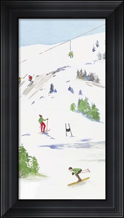 Framed Blue Mountain II Print
