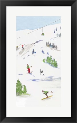 Framed Blue Mountain II Print