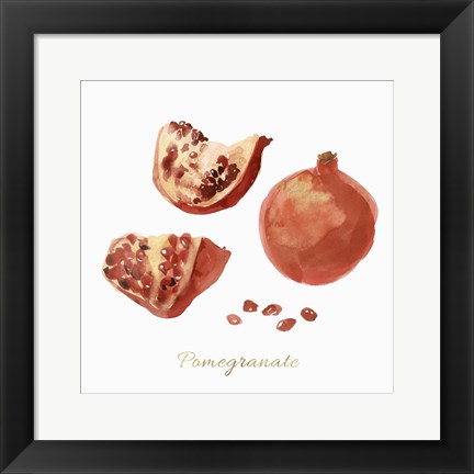 Framed Pomegranate Print