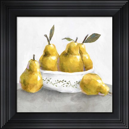 Framed Pears Print