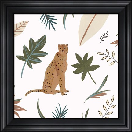 Framed African Cheetah I Print