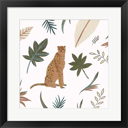 Framed African Cheetah I Print